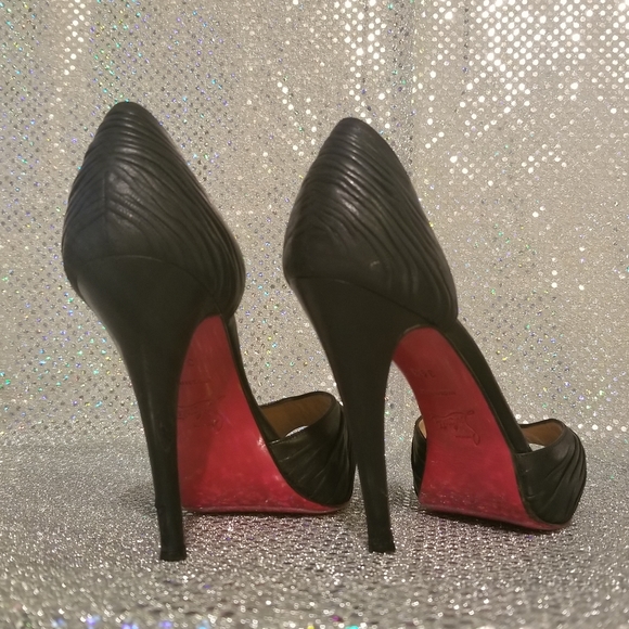 😈 Christian Louboutin Turbella in Black sz 36.5 - Picture 7 of 11